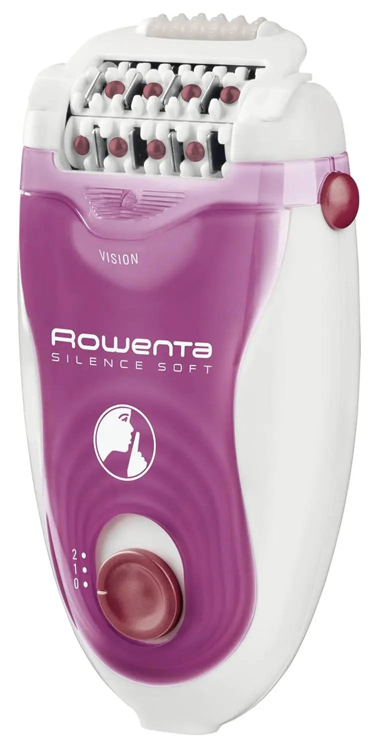 The Rowenta EP5660 epilator provides effective, gentle hair removal with 24 tweezers, a pain relief system, and micro-contact technology for precise hair removal.
