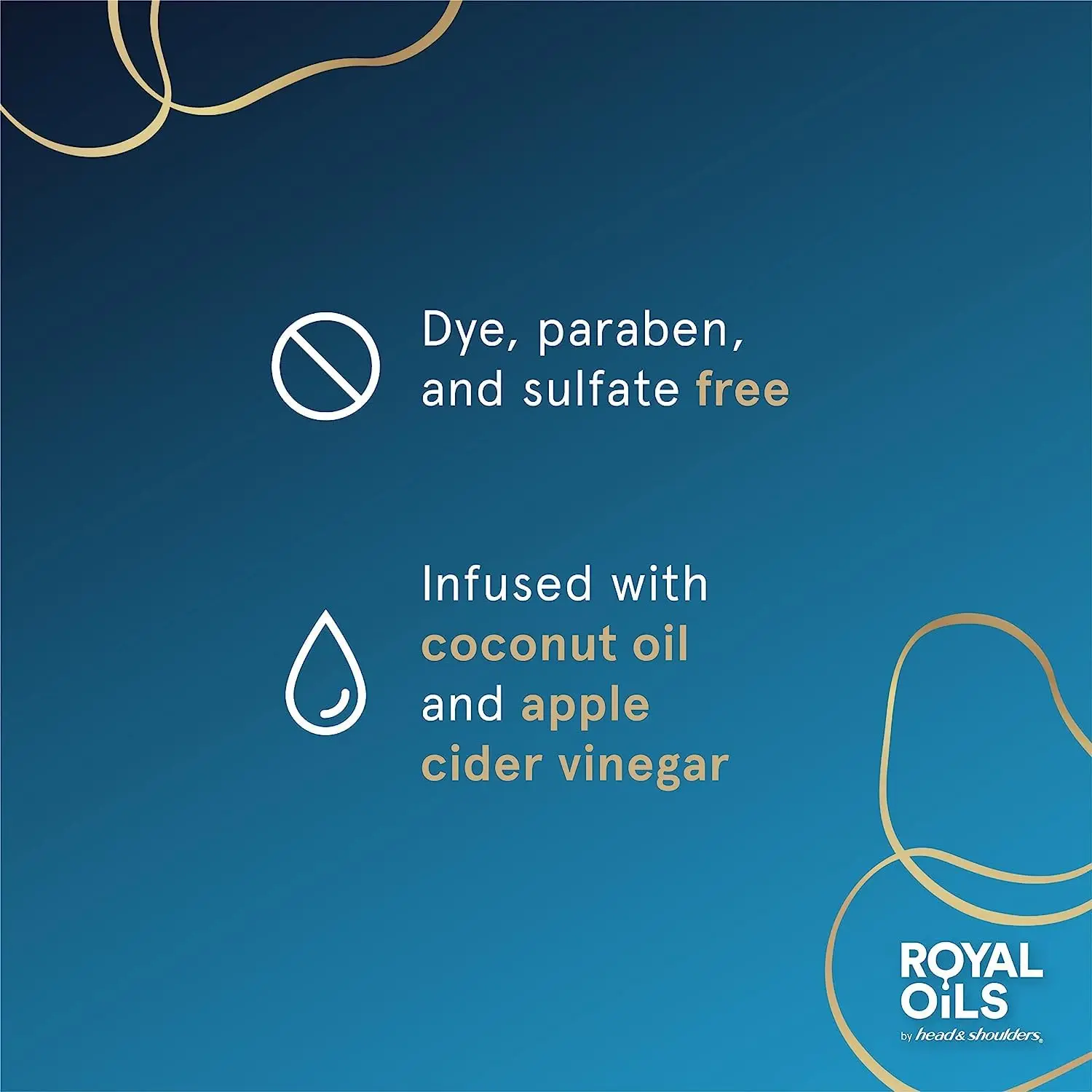 The Head and Shoulders Royal Oils shampoo and conditioner set restores scalp health and natural moisture to curly and coily hair, leaving it soft, beautiful, and dandruff-free.