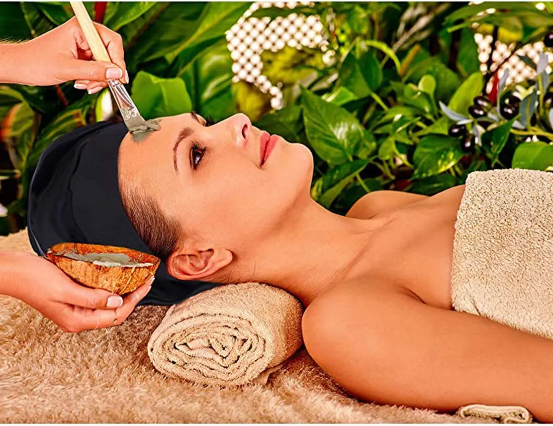 This set features two soft satin bonnets with elastic bands, designed to protect hairstyles and reduce frizz while sleeping, suitable for women and girls.