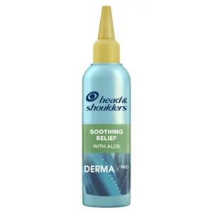 Head and Shoulders DERMAXPRO moisturizing anti dandruff scalp balm with aloe and vitamin E provides 72-hour hydration for dry scalp.