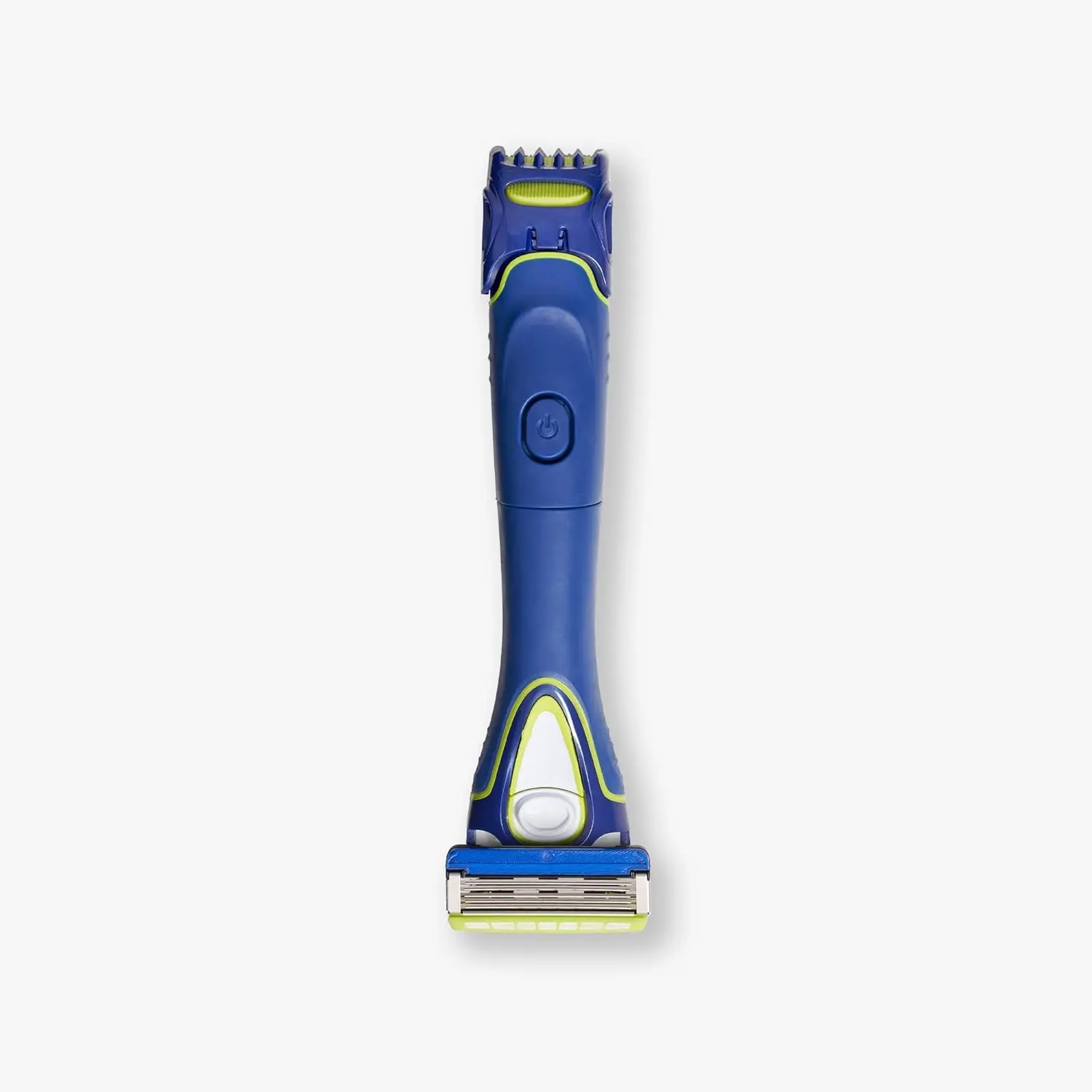 The Schick Hydro 5 Groomer is a versatile men's styling razor for shaving, trimming, and edging with five blades, hydrating gel, and adjustable trimmer combs.
