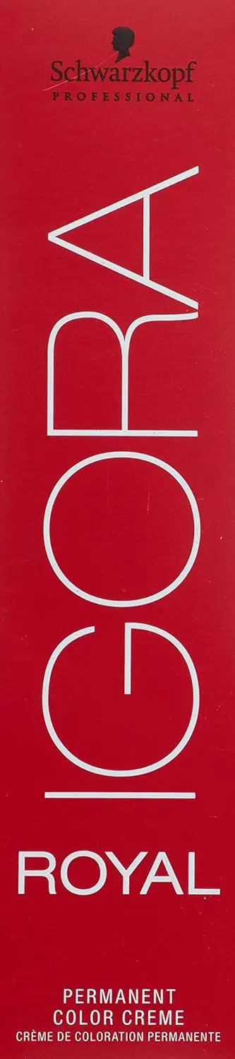 Schwarzkopf Igora Royal hair color provides 100% white hair coverage, natural extra shades, and intense shine, perfect for thick and resistant hair.