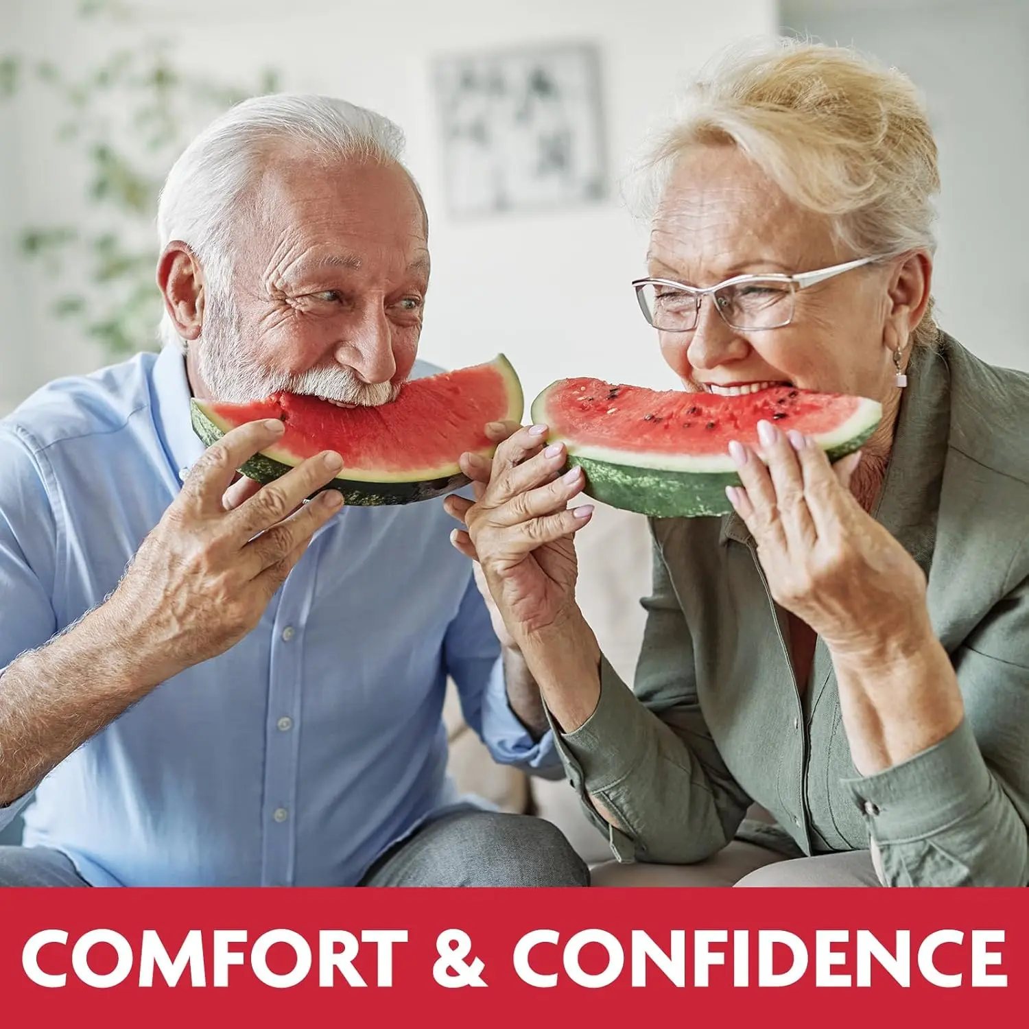 Sea-Bond denture adhesive seals provide a secure, all-day hold for lower dentures, are zinc-free, and offer easy, mess-free cleanup.