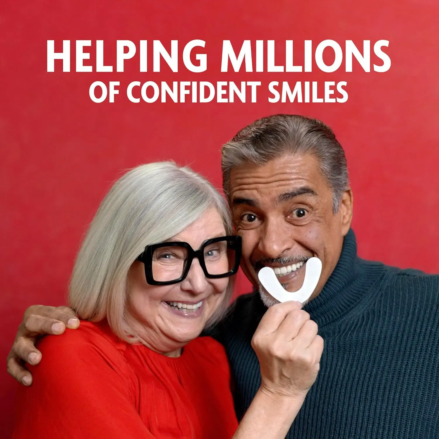 A pack of Sea-Bond Fresh Mint denture adhesive seals for lower dentures providing a secure, all-day, comfortable hold, and zinc-free alternative to denture creams.