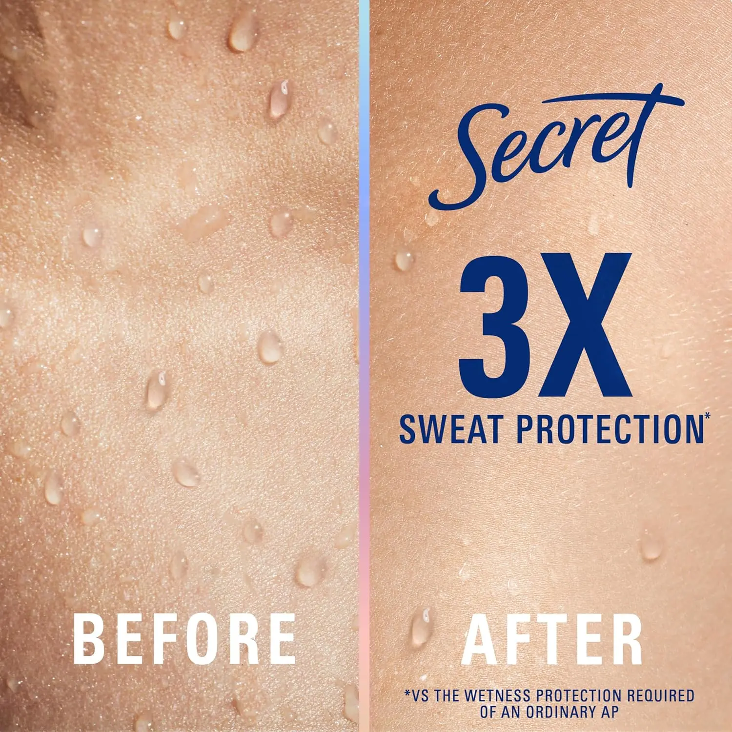 Secret Clinical Strength antiperspirant deodorant provides 72-hour sweat and odor protection while being gentle on skin, fighting stress, heat, and activity sweat.