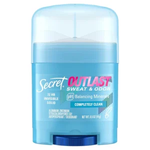 Secret Outlast Antiperspirant Deodorant for Women provides 72-hour sweat and odor protection while fighting odor-causing bacteria.