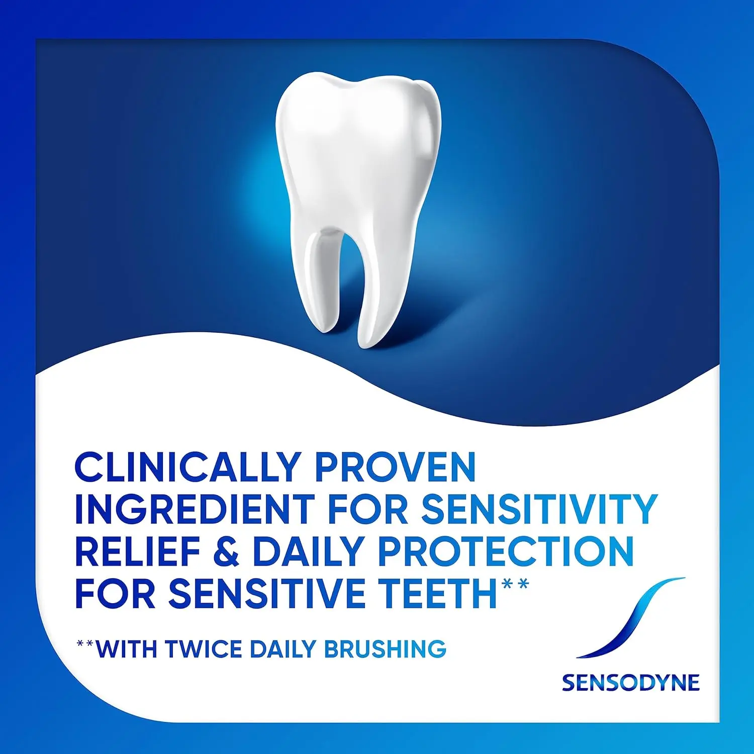 Four tubes of Sensodyne Repair and Protect Whitening toothpaste helps repair sensitive teeth and freshens breath while gently whitening.