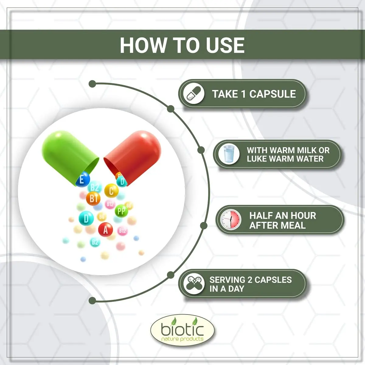 Two bottles of Biotic Shatavari capsules containing 500mg of Asparagus Racemosus Extract per veggie capsule.