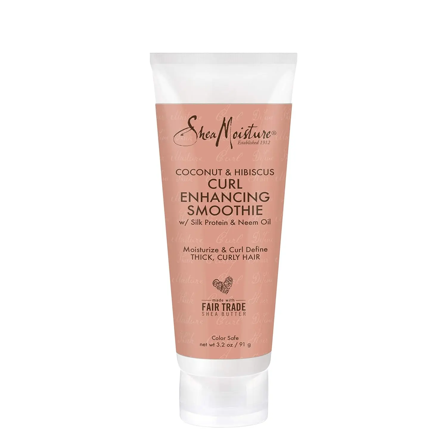 Shea Moisture Coconut and Hibiscus Curl Enhancing Smoothie provides all-day hydration and brilliant shine, perfect for twist-outs, braids, and wash-and-go styles.