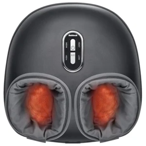 Gray Nekteck shiatsu foot massager machine with deep kneading and soothing heat to improve blood circulation and foot wellness.