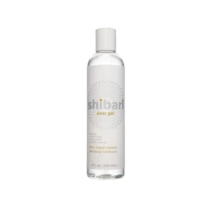 A bottle of Shibari Triton water-based personal lubricant, a premium, odorless, and flavorless gel for enhanced pleasure and long-lasting glide, safe to use with condoms.