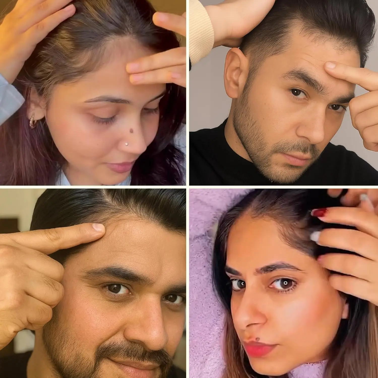 The Living Co. hair serum with shikakai and bhringraj extracts stimulates the scalp, strengthens hair, adds shine, promotes growth, controls dandruff, and prevents premature graying with pea protein, amla, and neem.