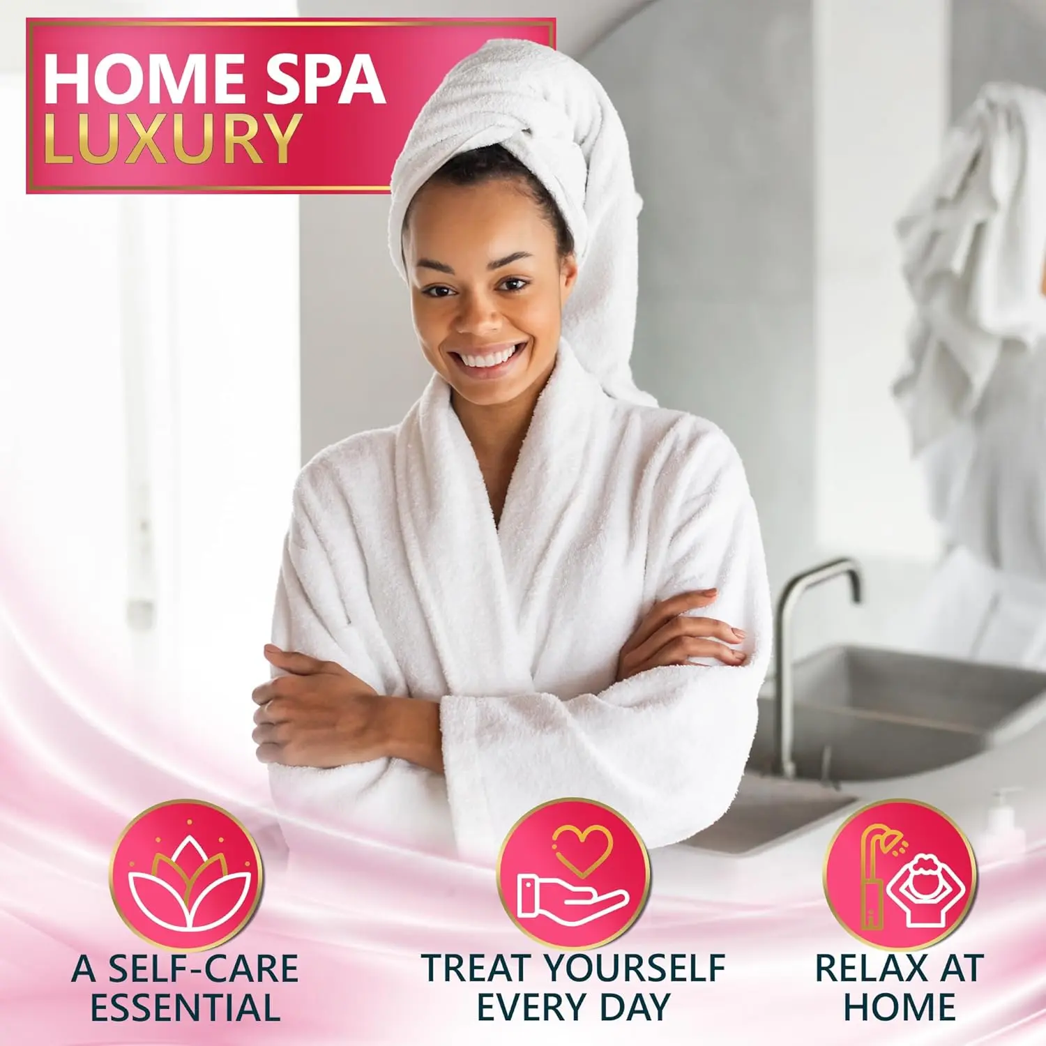 This shower aromatherapy set for women offers a relaxing spa experience with essential oils, perfect for stress relief and self-care.