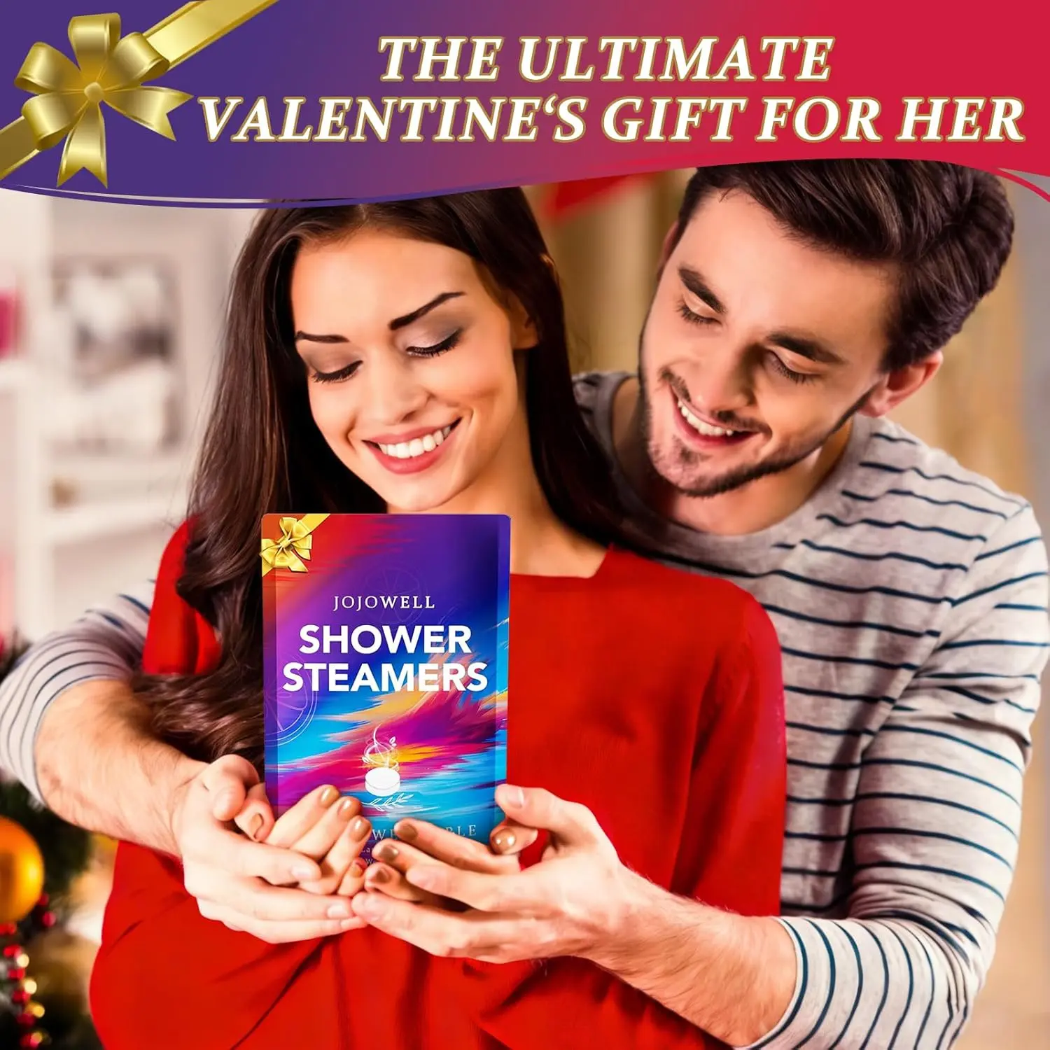 Indulge in a luxurious home spa experience with JoJowell aromatherapy shower steamers, infused with natural essential oils for relaxation and stress relief, the perfect self-care gift for women.