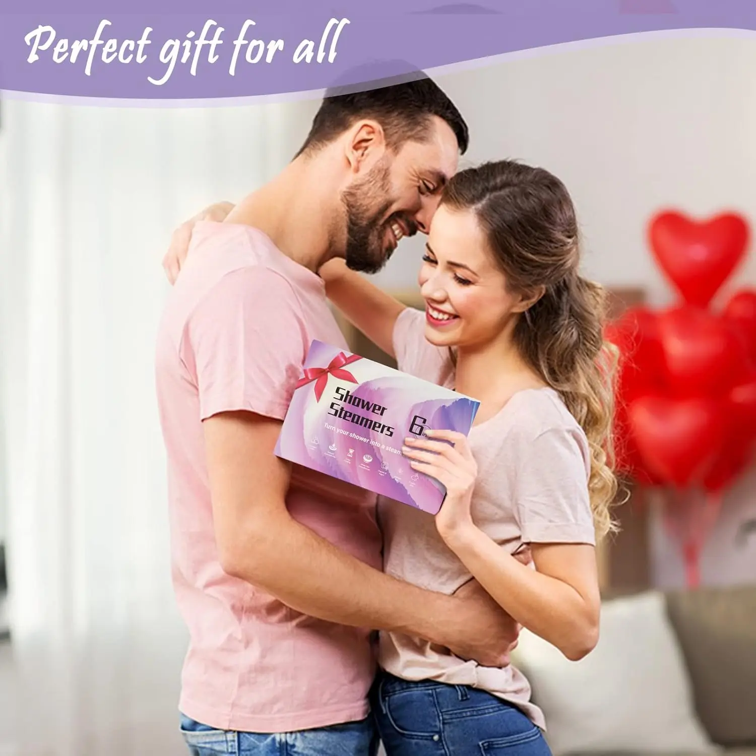 This aromatherapy shower steamer set offers a relaxing spa experience with essential oils like eucalyptus, perfect as a self-care gift for women and men.