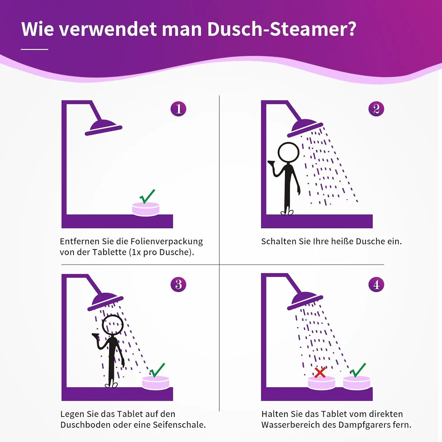 This 18-pack of shower steamers offers an aromatherapy spa experience with natural eucalyptus, lavender, and peppermint essential oils for relaxation and stress relief.