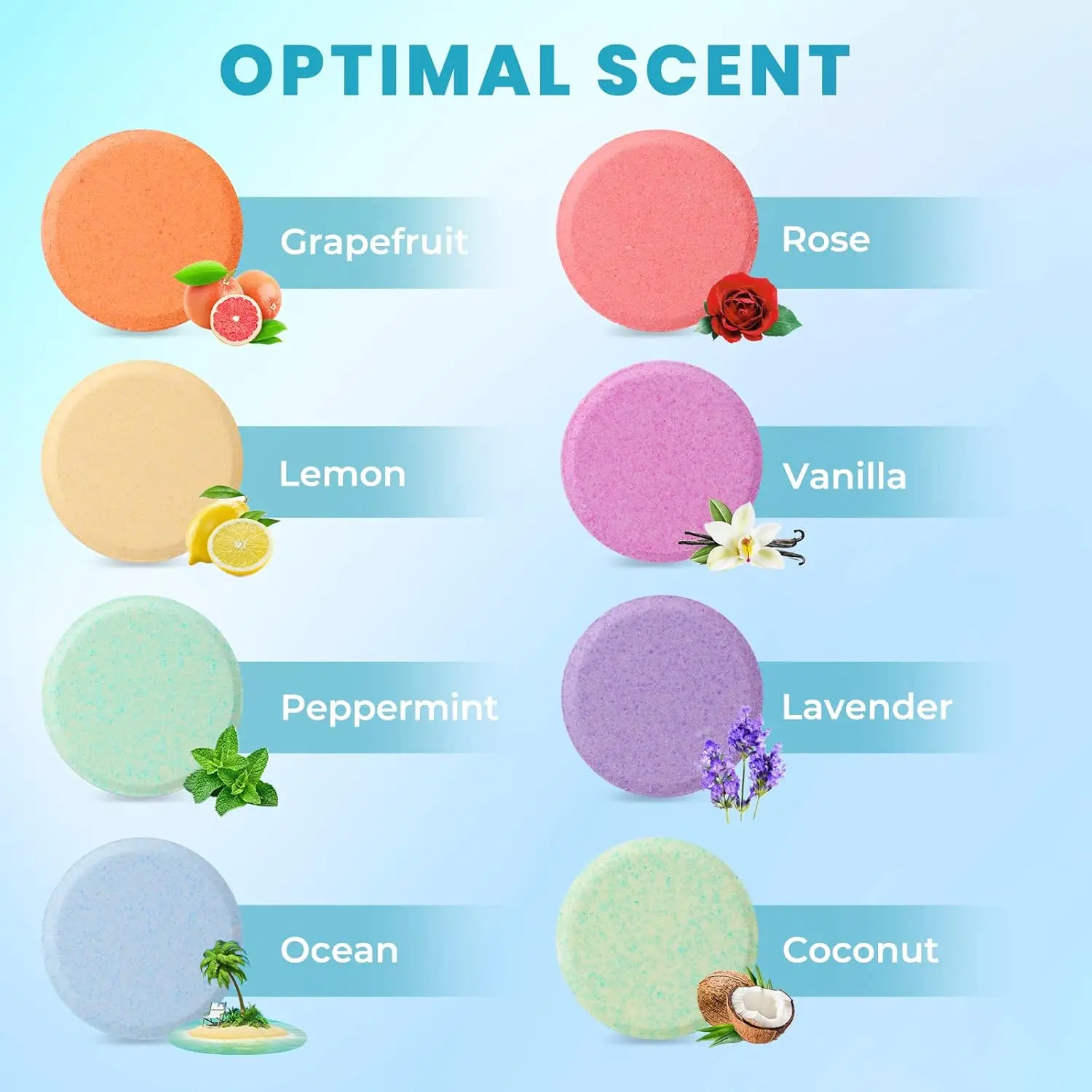 Aromatherapy shower steamers gift set provides relaxation with calming fragrances in a beautifully packaged box.