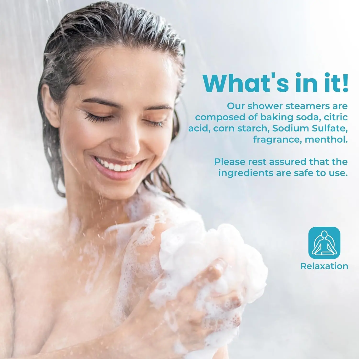 Aromatherapy shower steamers gift set provides relaxation with calming fragrances in a beautifully packaged box.