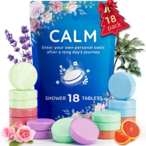 This 18-pack of individually wrapped shower steamers offers a variety of scents like rose, lavender, and peppermint for a luxurious shower experience, making it a perfect Mother's Day or birthday gift.