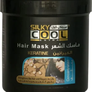 Silky Cool Keratin hair mask provides deep regenerative treatment, rebuilding and conditioning hair to restore elasticity, moisture and repair cuticle damage, leaving hair smooth and frizz-free.