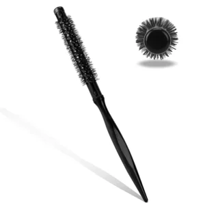 This small round hair brush is perfect for blow drying, lifting bangs, styling short curly hair, and grooming beards, offering salon-like results at home or on the go thanks to its portable and heat-resistant design.