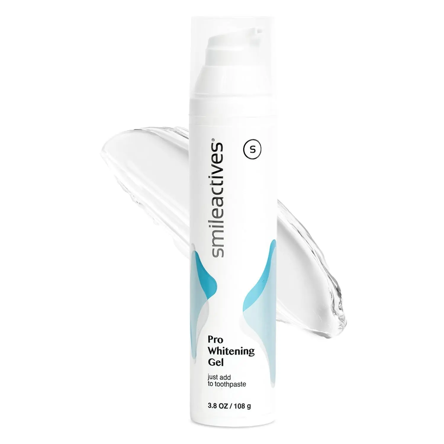 Smileactives whitening gel whitens teeth with Polyclean Technology, removing stains for a brighter, more confident smile in just 7 days.