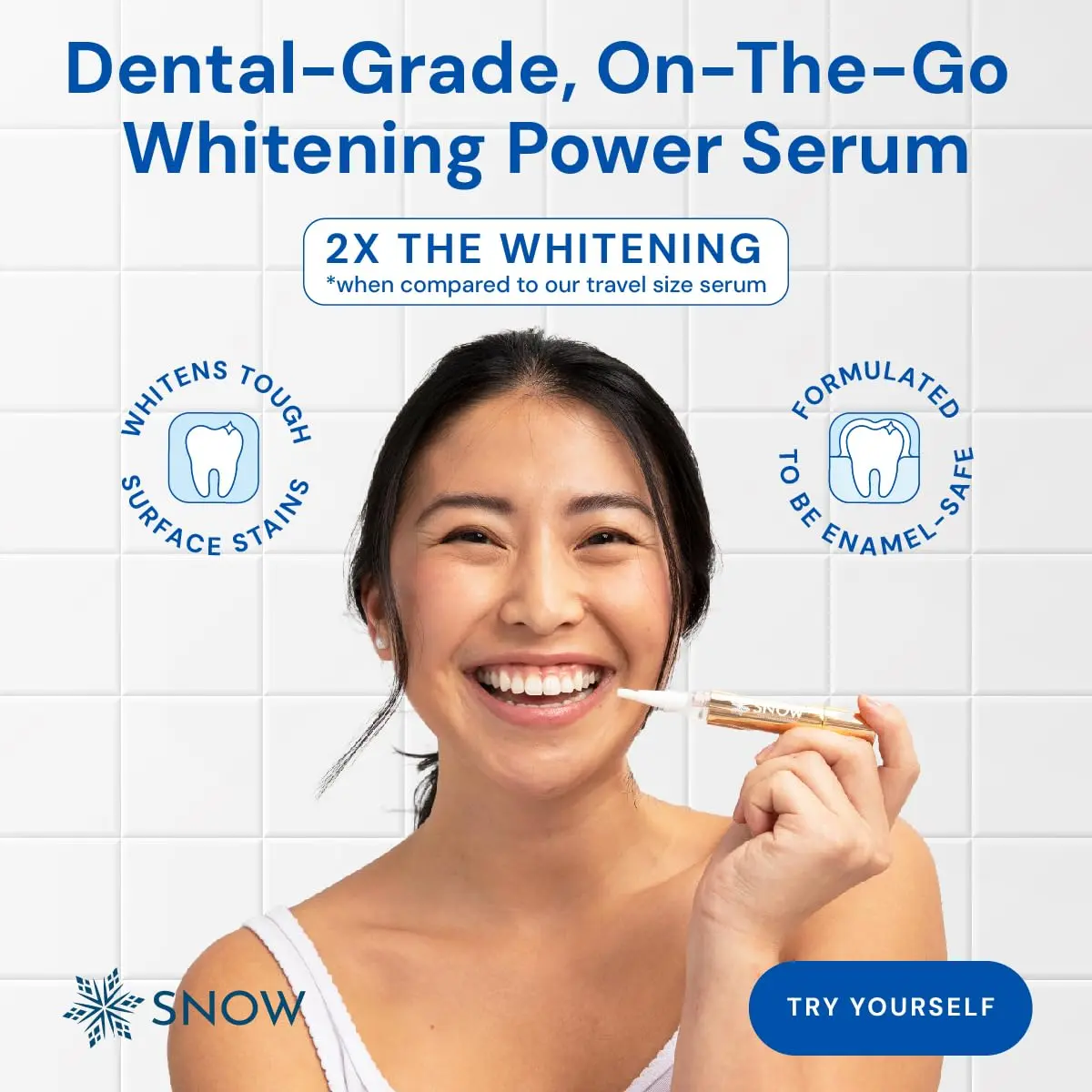 This two-pack of Snow extra-strength teeth whitening gel refills provides up to two months of treatments for a brighter, whiter smile.