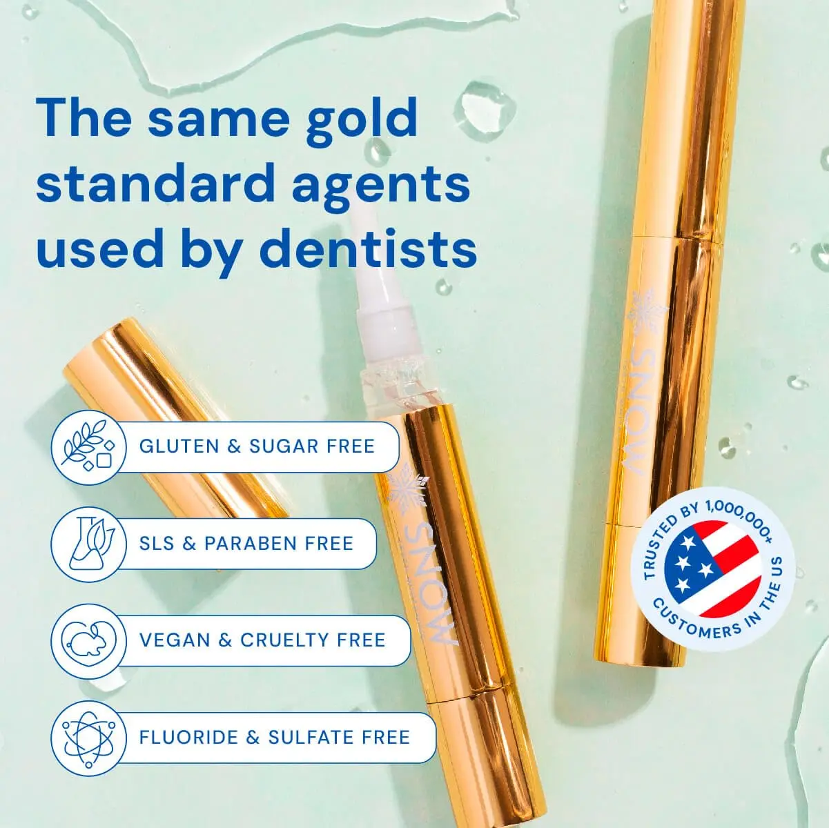 This two-pack of Snow extra-strength teeth whitening gel refills provides up to two months of treatments for a brighter, whiter smile.