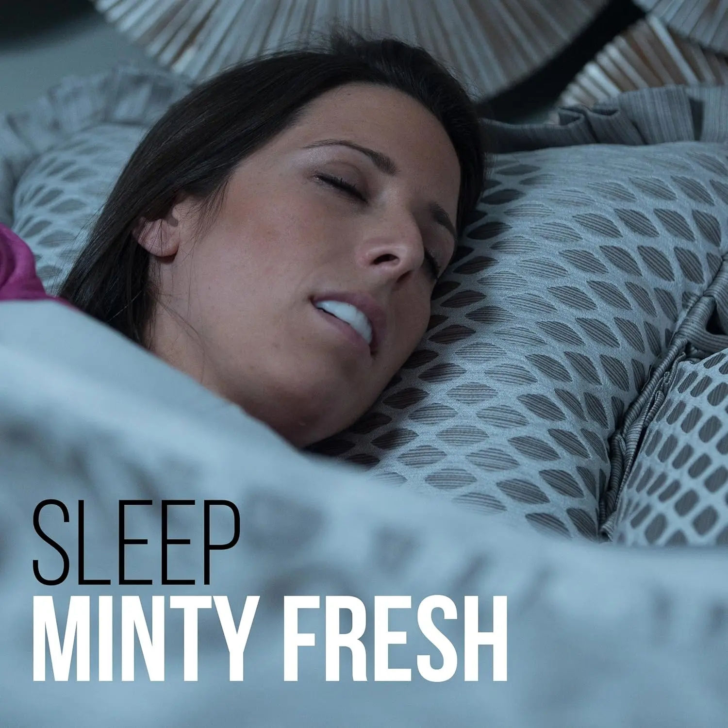 SOVA Fresh night guard spray in cinnamint flavor, designed to clean and freshen your mouthguard.