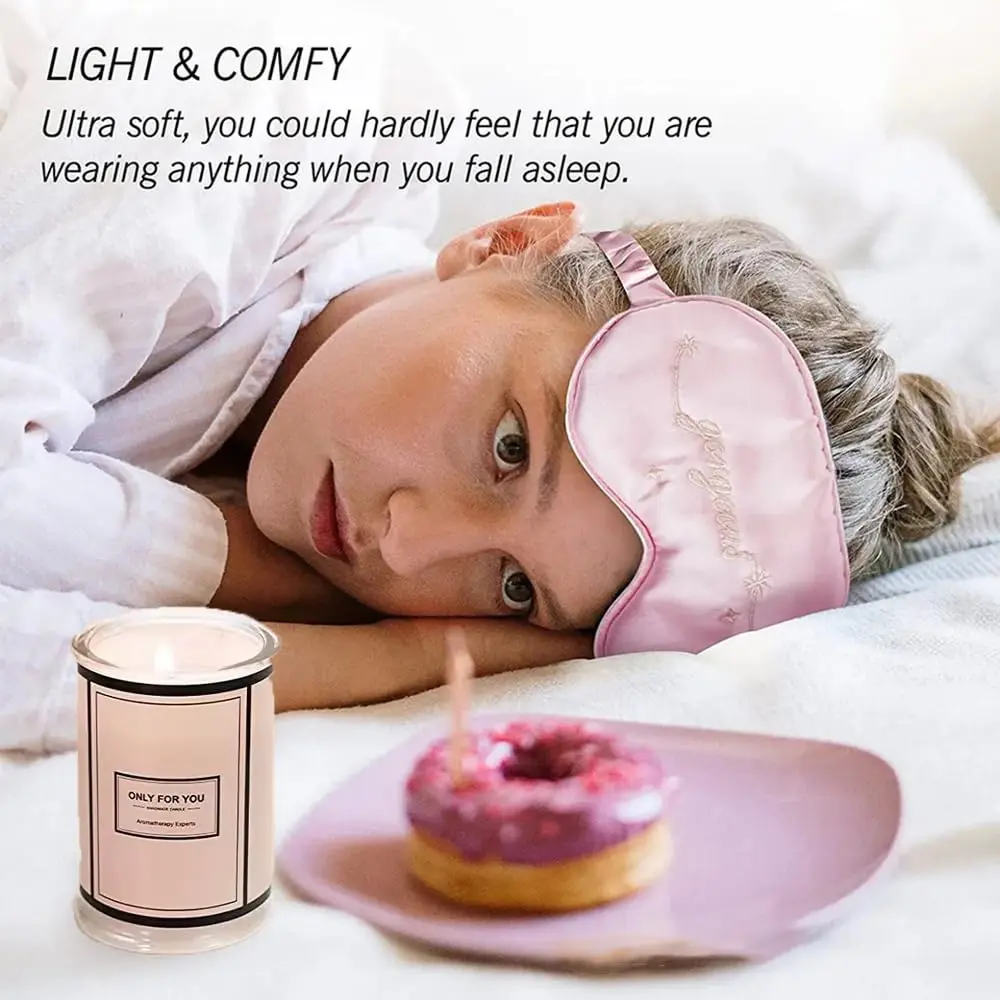 This relaxing spa gift set includes bath bombs, a scented candle, bath soap and towel, blindfold and cup to create the perfect home spa experience for women.