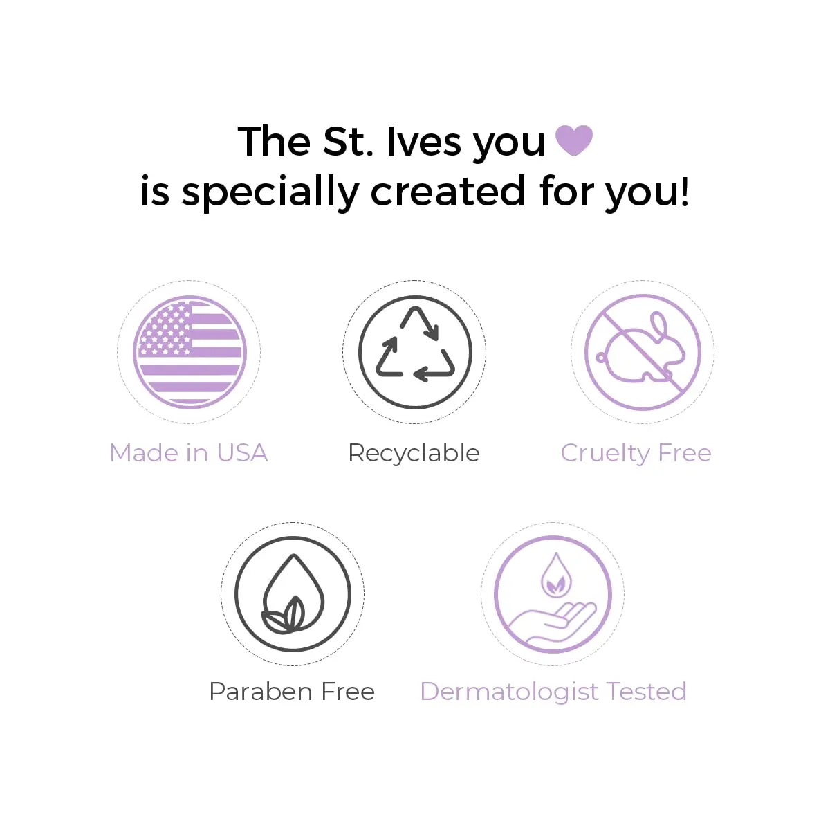 Bottle of St. Ives Vanilla & Oat Milk body wash, a paraben-free and dermatologist-tested cleanser made with plant-based cleansers and 100% natural extracts for glowing skin.