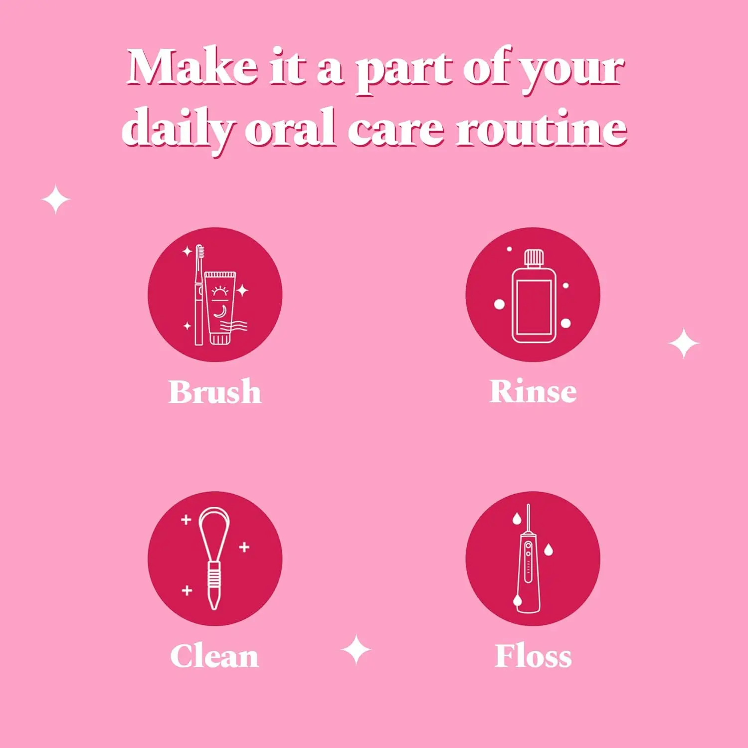 The stainless steel Perfora tongue cleaner helps remove bacteria and plaque for fresher breath and a better sense of taste.