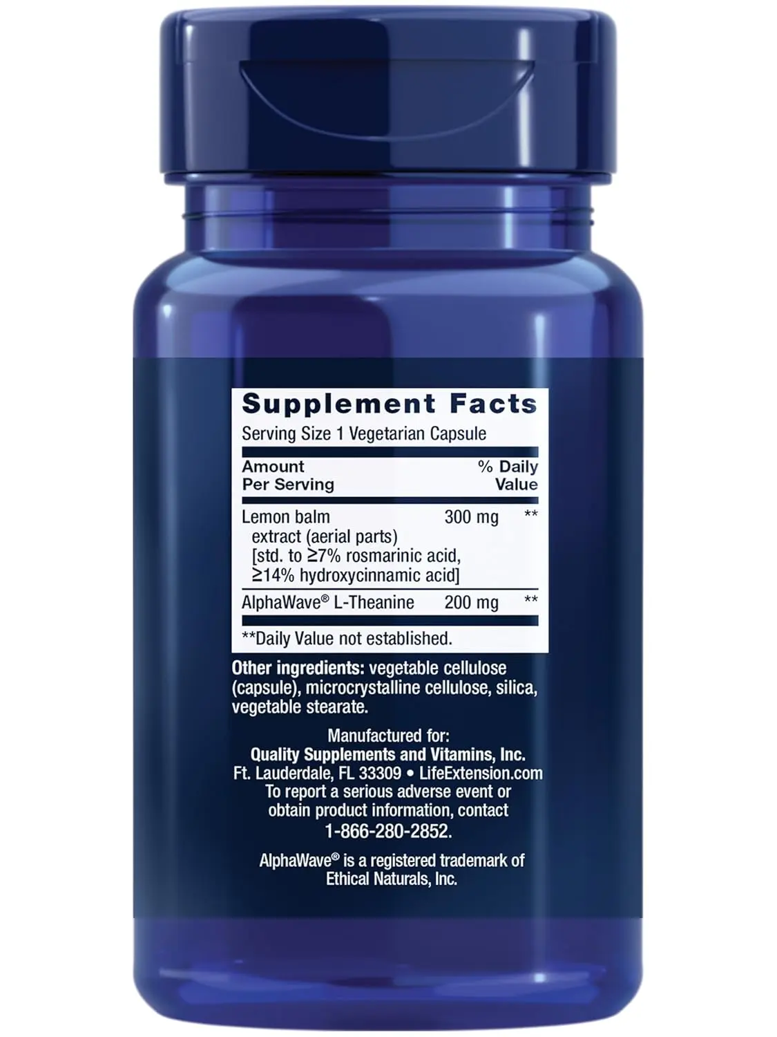 This natural stress relief supplement contains L-theanine and lemon balm to promote relaxation, calm the mind, and support a healthy stress response.