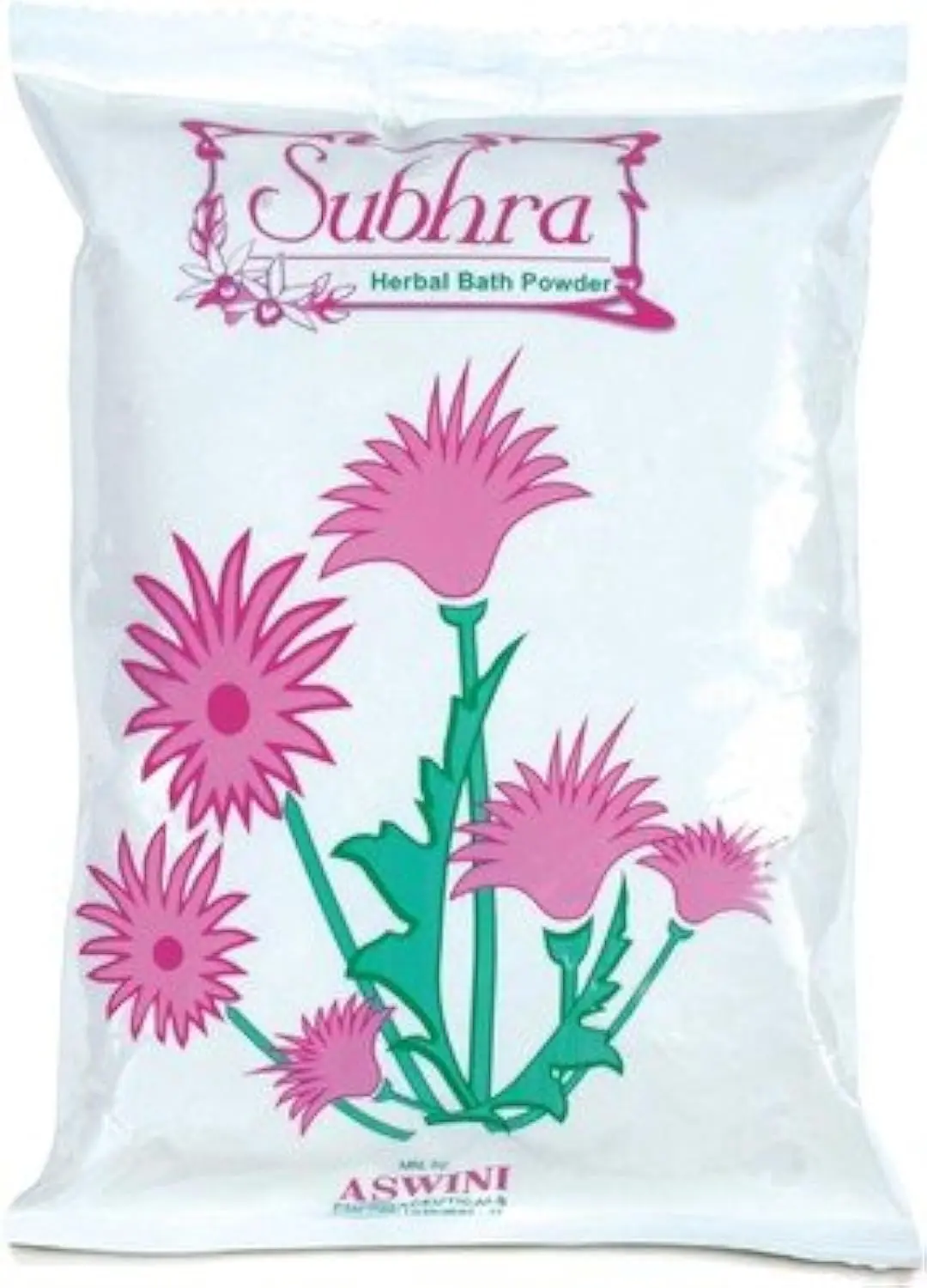 Subhra Herbal Bath Powder prevents clogged pores, dryness, and itching, leaving skin soft, smooth, bright, and protected from winter scaling, rashes, and allergies.