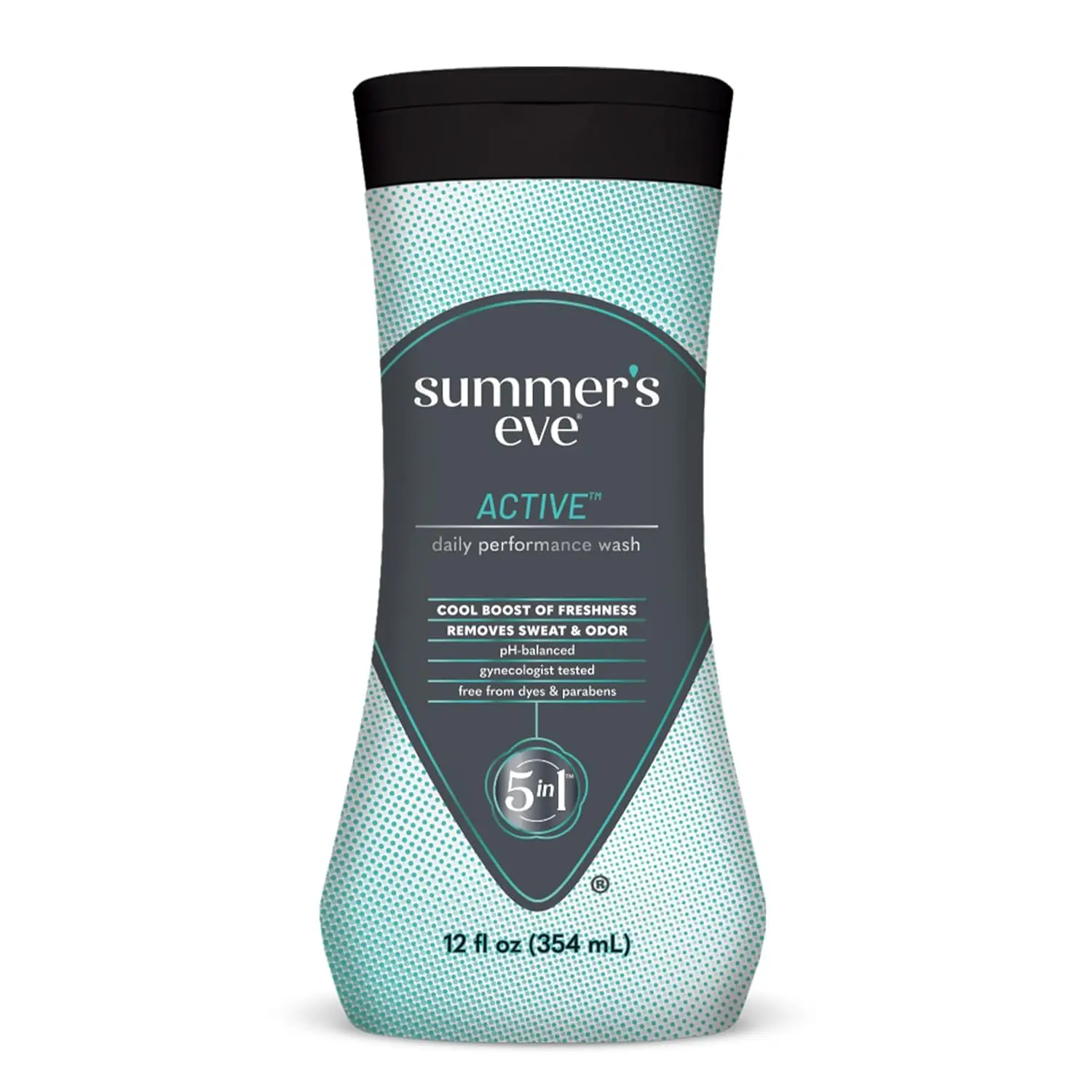 Summer's Eve Active feminine cleansing wash provides a cooling, refreshing clean, removing odor and sweat with a pH-balanced, hypoallergenic formula.
