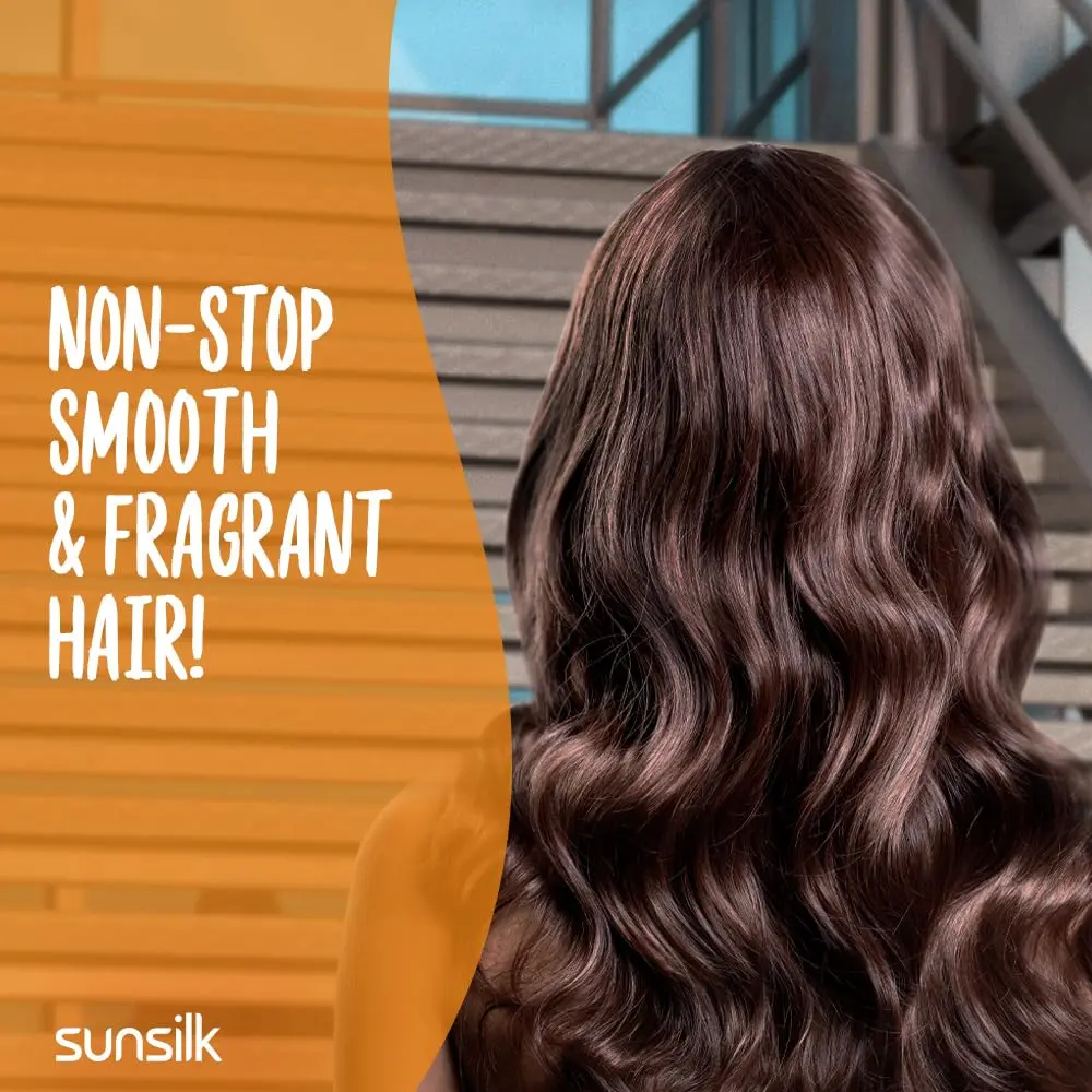 Sunsilk Honey Anti-Breakage shampoo and conditioner set with almond oil nourishes and helps prevent breakage for soft, smooth, healthy-looking hair.