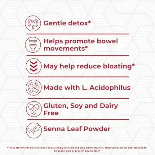 Health Plus Super Colon Cleanse capsules contain natural herbs and probiotics for gentle internal cleansing and occasional constipation relief, now with an improved formula of just two capsules per dose.