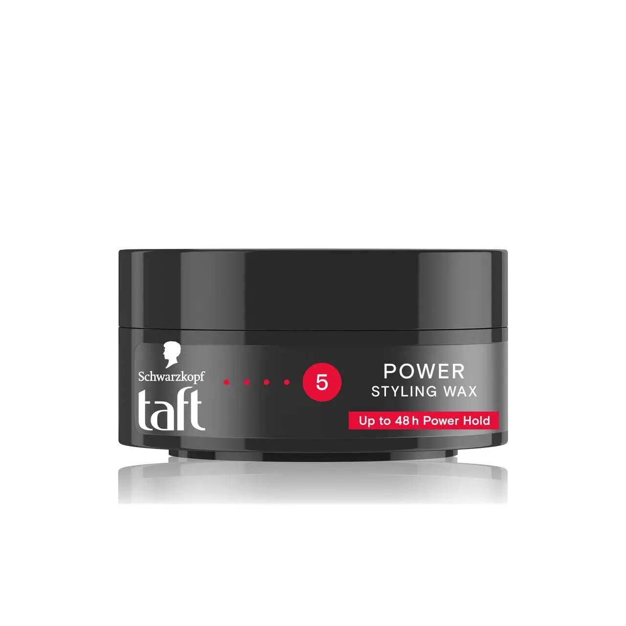 Schwarzkopf Taft Power Wax provides caffeine-strength, all-weather power hold for structured and strengthened hair, working effectively on both wet and dry hair.