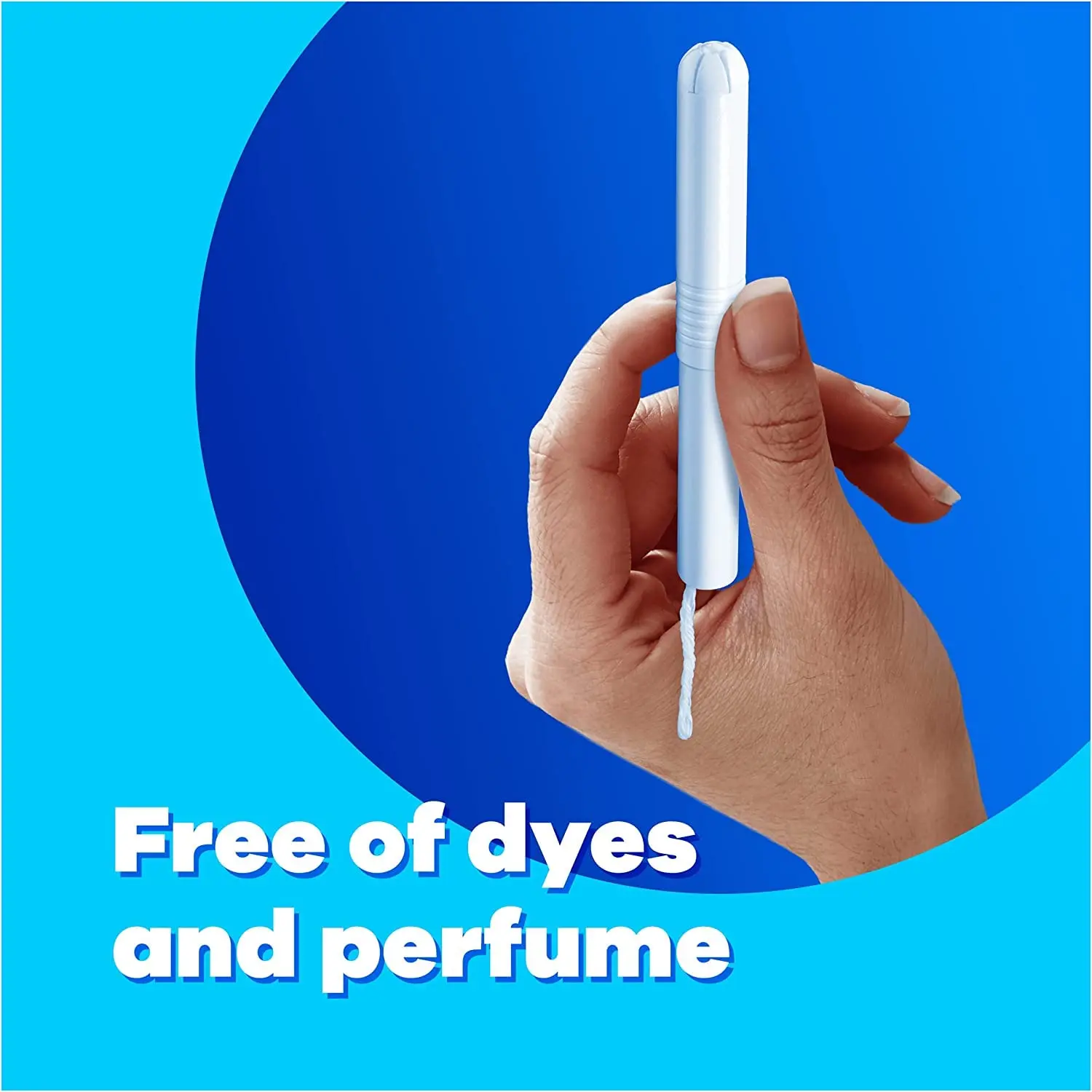 This image shows a Tampax Compak Super Plus tampon with a retractable plastic applicator designed for easy insertion, offering leak protection and discreet period care with absorption channels.