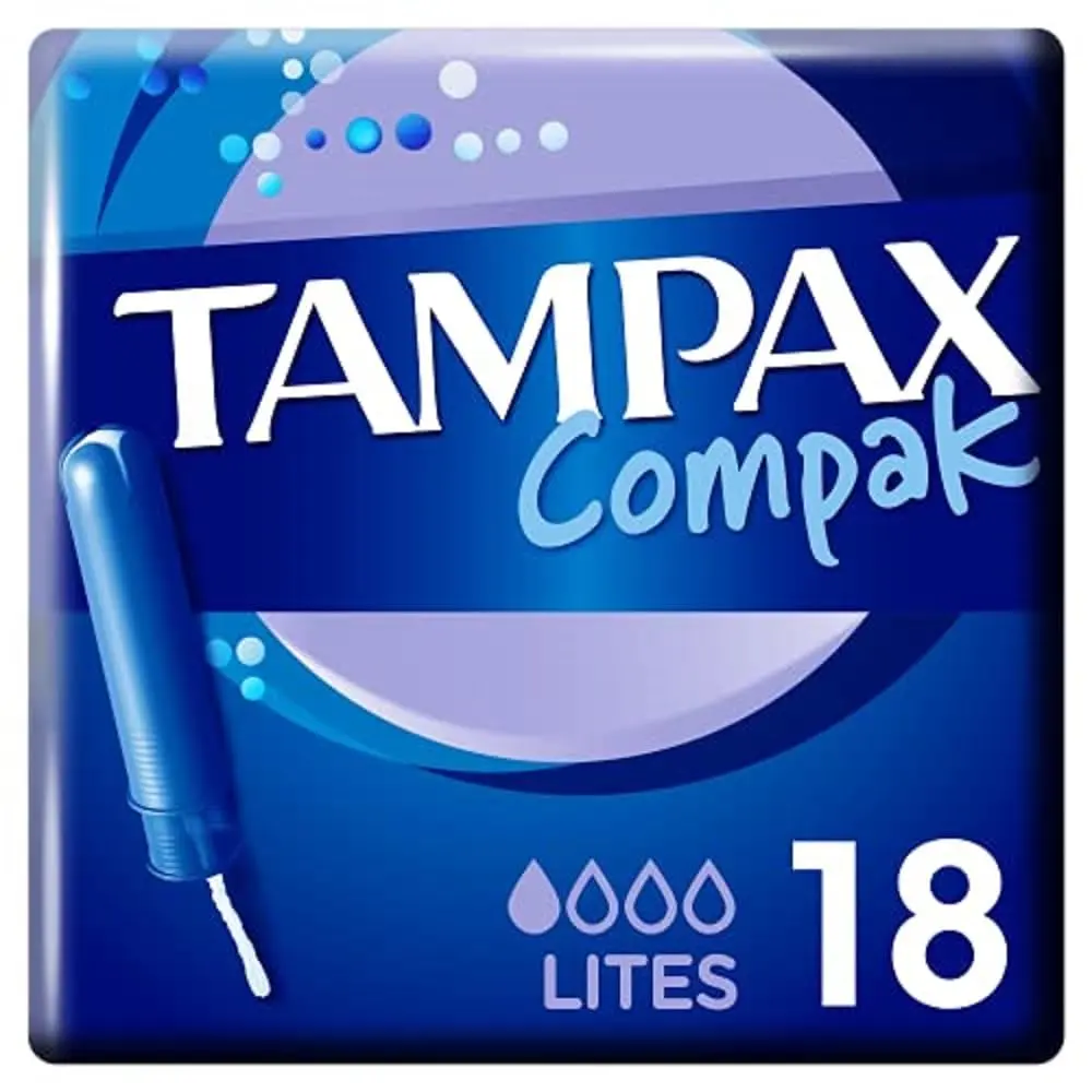 Tampax Compak tampons offer full-size period protection with a compact, retractable applicator and protective skirt to prevent leaks.
