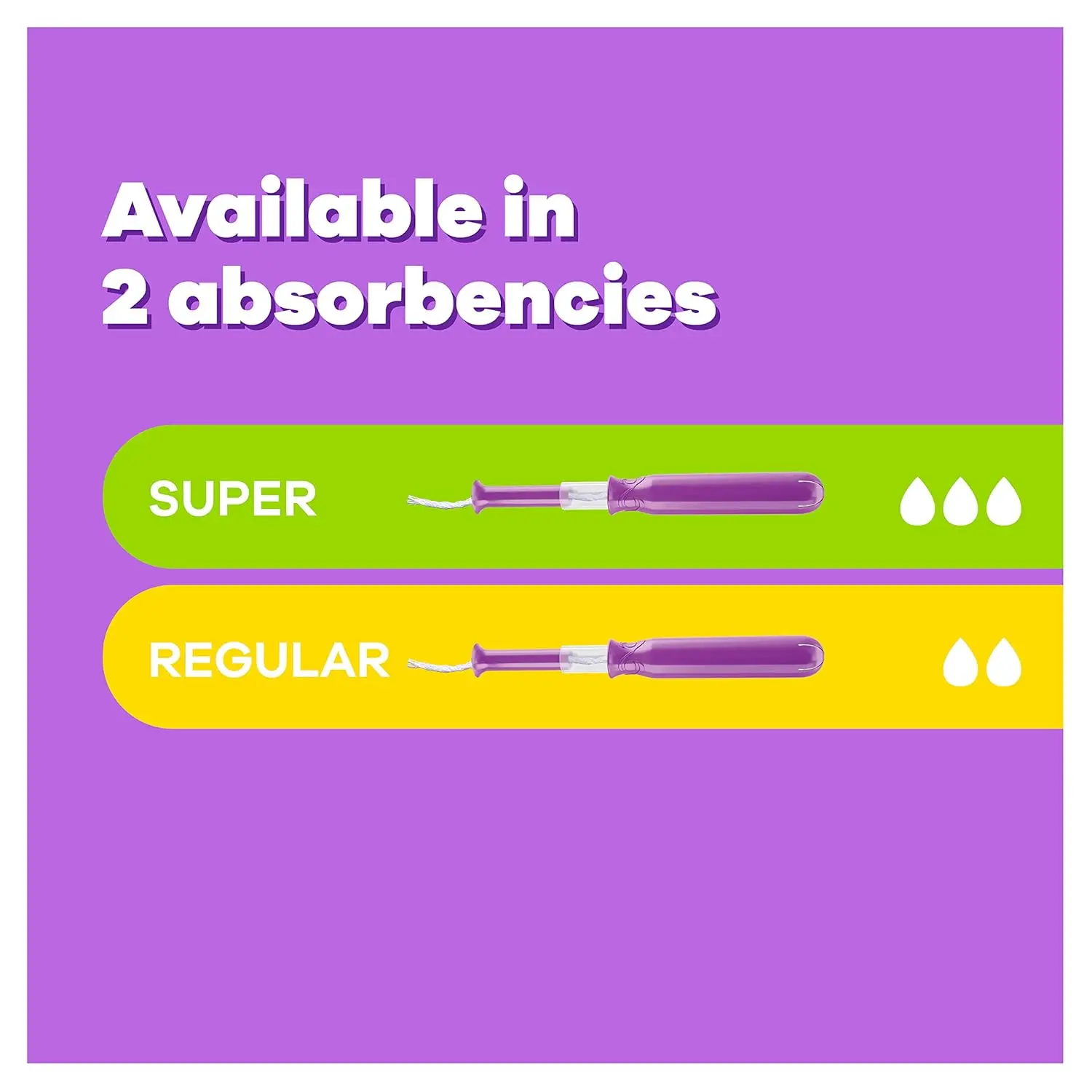 Tampax Radiant Compact Tampons Multi Pack with LeakGuard Braid offers discreet, comfortable, and up to 100% leak-free period protection.