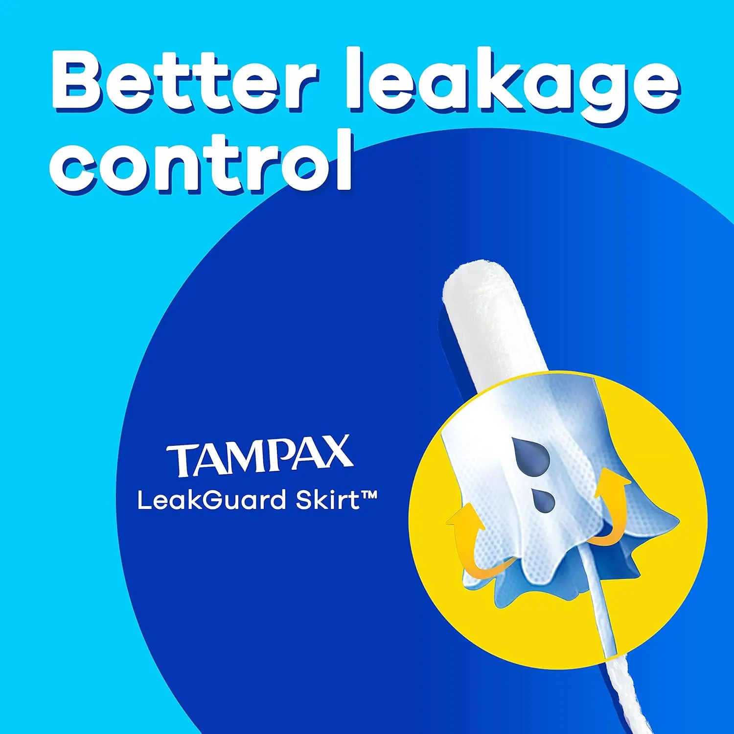 Twelve Tampax Super tampons with smooth plastic applicators, ideal for medium to heavy flow days, offering comfort, protection and discretion.