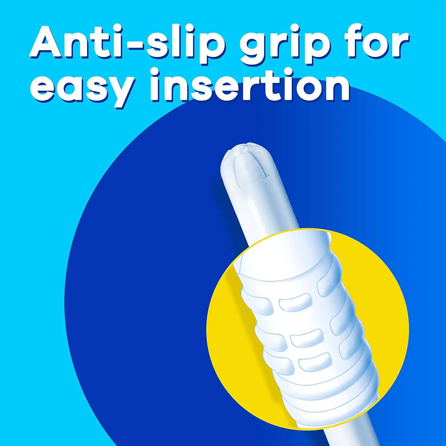 Twelve Tampax Super tampons with smooth plastic applicators, ideal for medium to heavy flow days, offering comfort, protection and discretion.