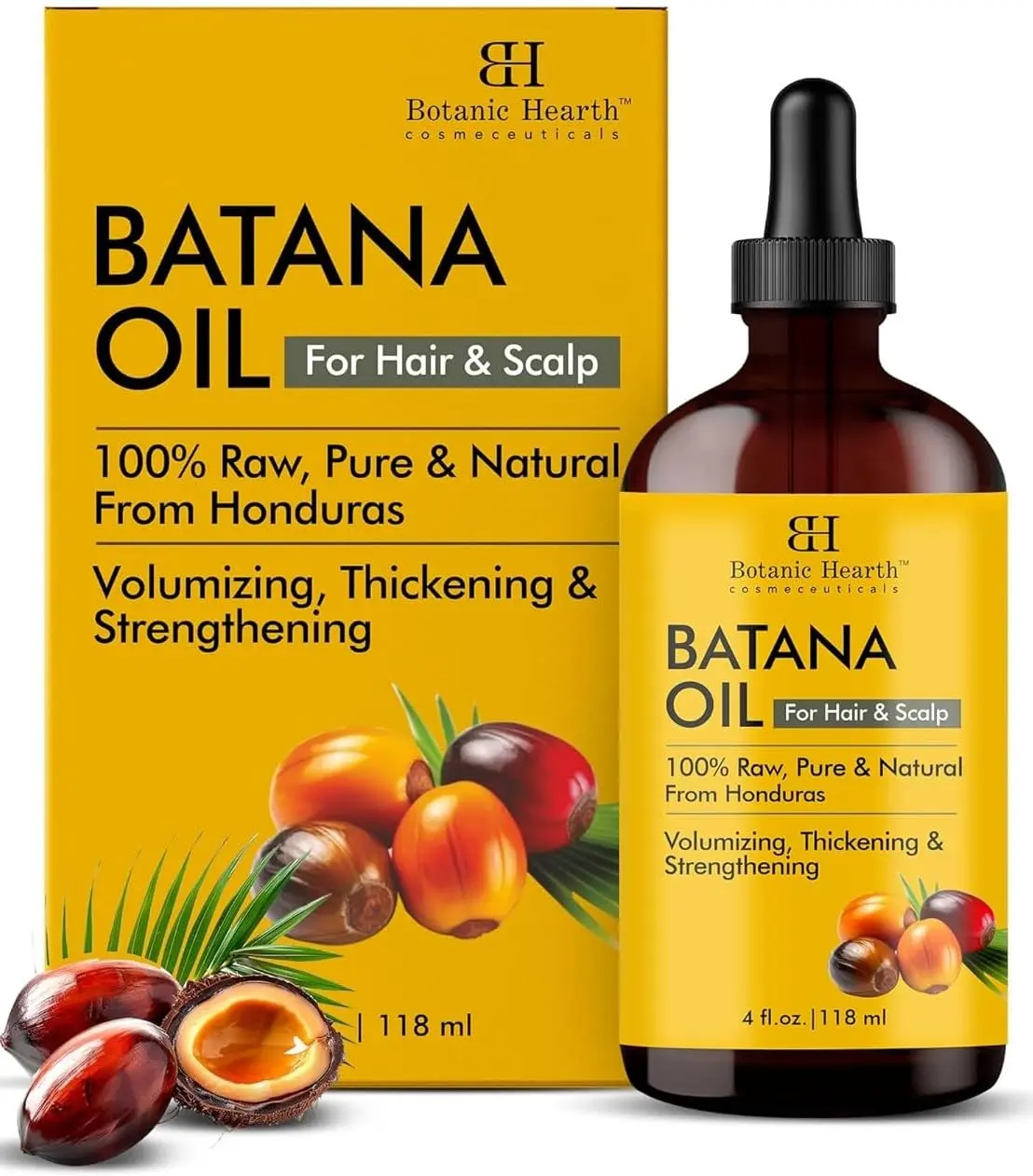 Botanic Hearth tea tree oil for hair with argan, jojoba and grapeseed oils to soothe itchy scalp and fight dandruff.