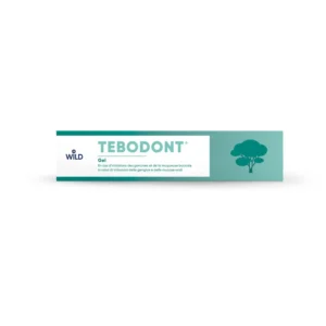 Tebodent Gel cares for gums, soothes lip irritations, inhibits plaque, and protects for a healthy mouth.