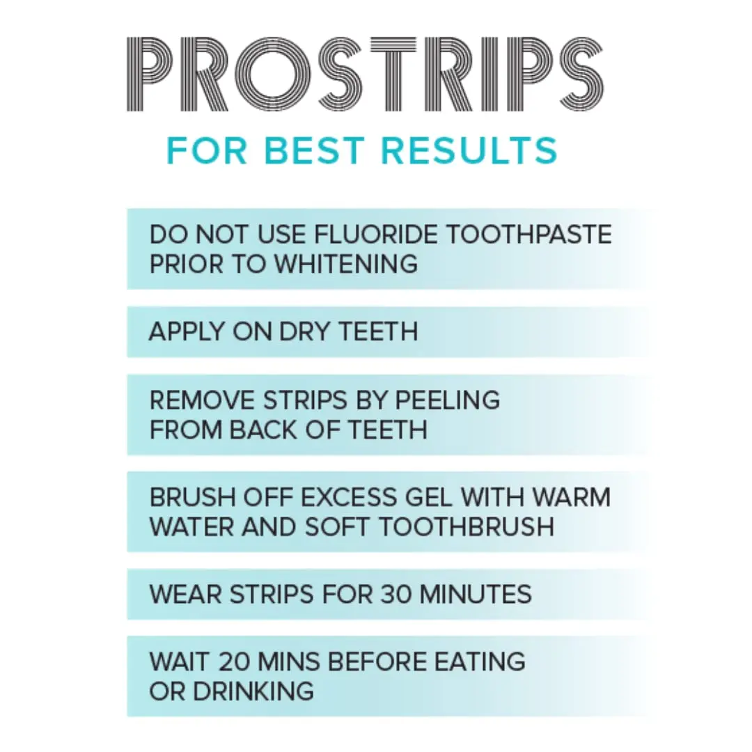 intelliWHiTE Prostrips safely whiten teeth up to 12 shades with a zero sensitivity formula that hydrates and helps mineralize enamel.