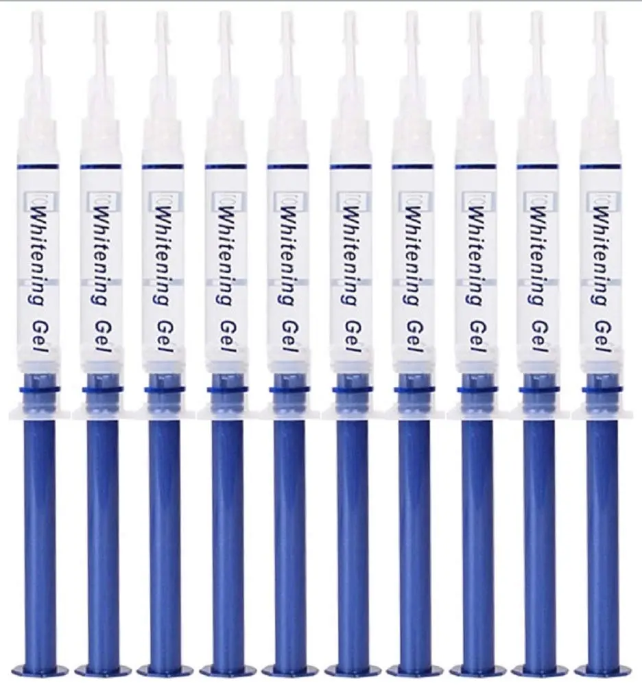 ProDental teeth whitening gel syringes with 35% carbamide peroxide safely and effectively remove years of stains from coffee, wine, and smoking, leading to a dazzling bright smile.