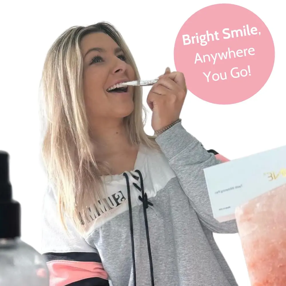 Novashine teeth whitening pen with 6% hydrogen peroxide provides up to 15 treatments to remove years of stains from coffee, tea, wine, and smoking for a brighter, confident smile.