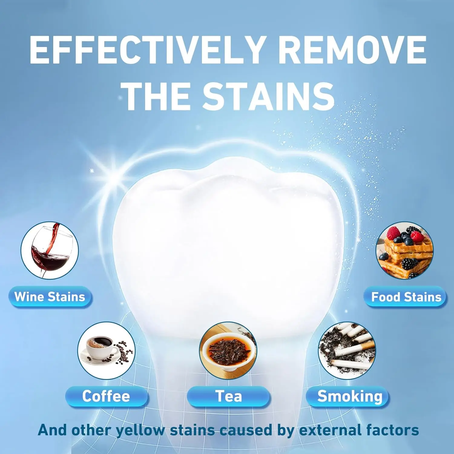 Achieve a confident, whiter smile with these enamel-safe teeth whitening strips formulated with coconut oil, gentle enough for sensitive teeth, and effective for removing stains.