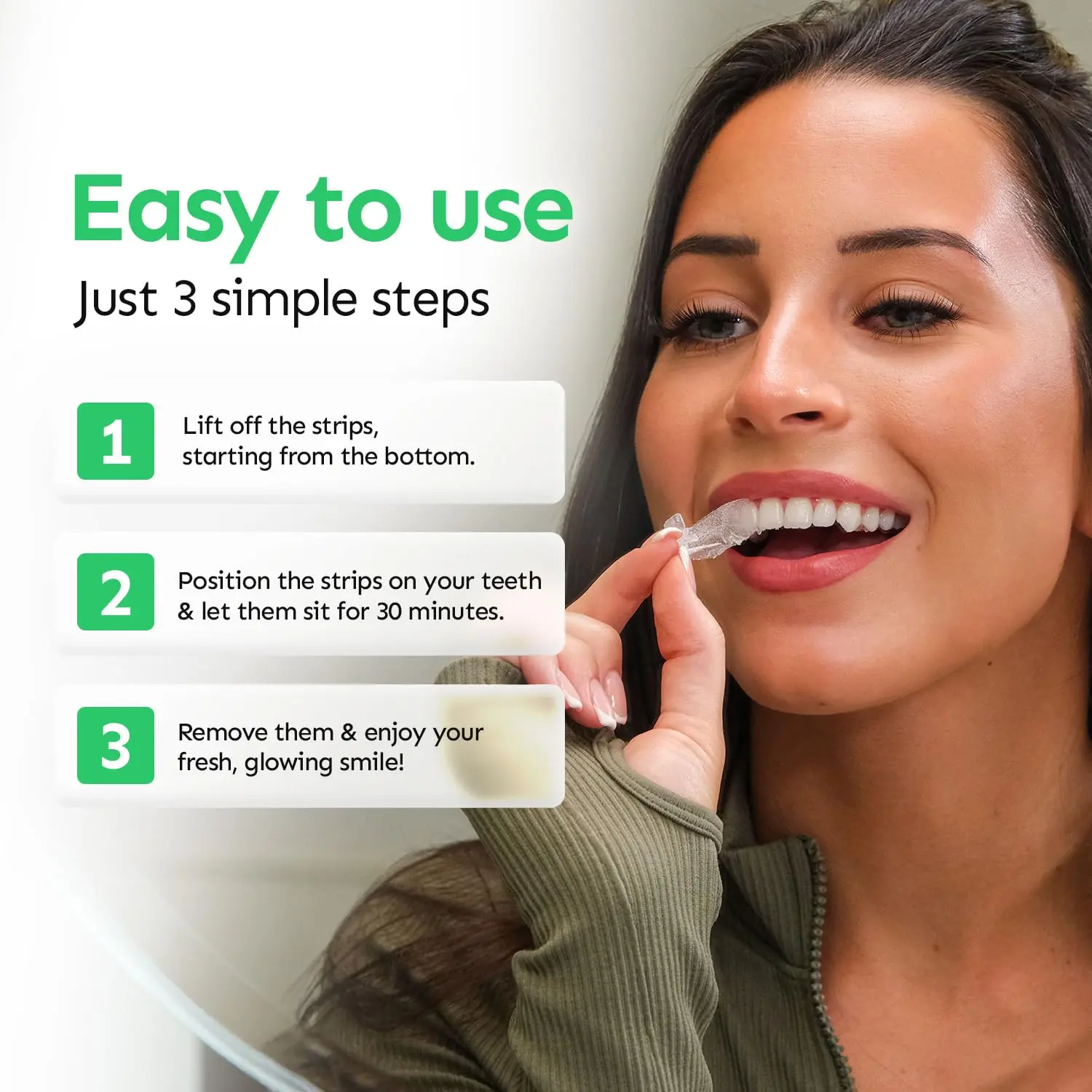 Whites Beaconsfield teeth whitening strips offer a gentle, non-peroxide formula safe for enamel and sensitive teeth, removing stains from coffee, wine, and smoking for a brighter smile in 14 days.